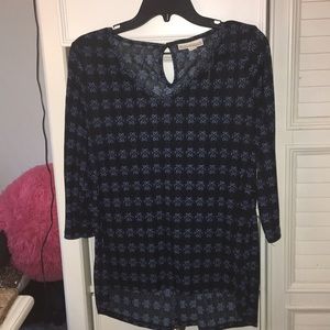 Dana Buchanan - Blue Pattern Long Sleeve!!